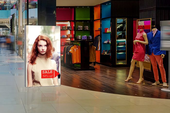 Lightbox für den Innenbereich mit farbbrillantem Stoffdruck und LED-Beleuchtung Indoor LED-Rahmen / Lightbox mit individuellem Backlit-Druck