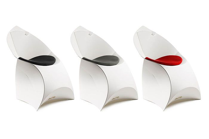 flux Chair Pad – bequemes Sitzpolster in Rot, Anthrazit und Schwarz erhältlich flux chair pad – wetterbeständiges Sitzpolster für flux Chair