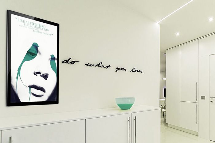 Schwarzer Magnet-Posterrahmen mit LED-Beleuchtung inkl. Druck auf Backlight-Film Schwarzer LED-Rahmen Magnet inkl. Druck